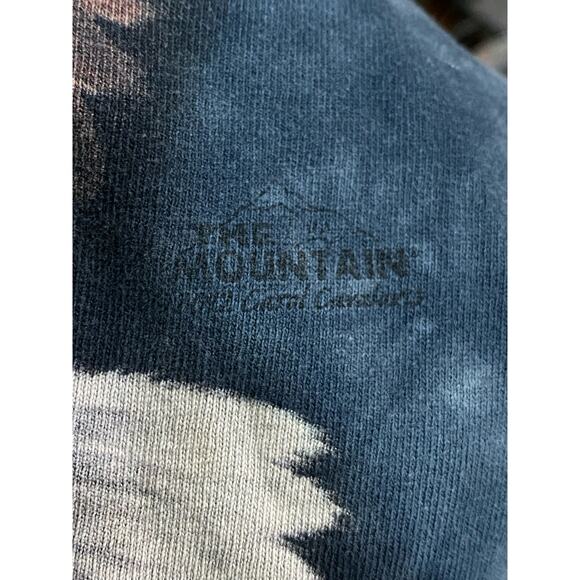 The Mountain Dream Catcher Blue Tshirt XL Bald Eagle USA Flag - Picture 7 of 9